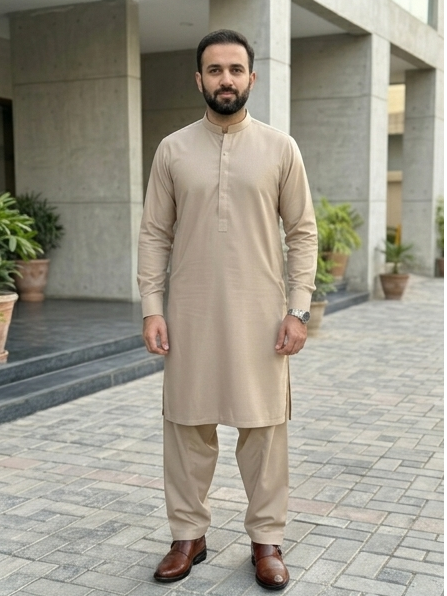Zain Jee Premium Luxury Cotton – Unstitched Men's Suit