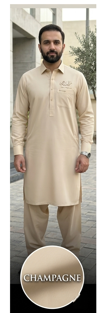 Zain Jee Sumatra Premium Unstitched Cotton Fabric Men’s Suit