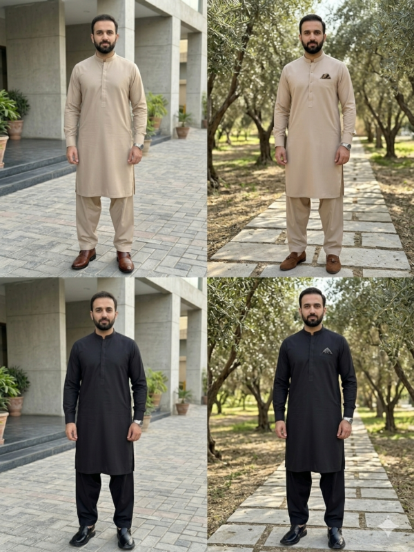 Zain Jee Premium Luxury Cotton – Unstitched Men's Suit
