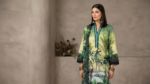 Unstitched 3-Piece Luxury Printed Lawn Suit | Premium Cotton Trousers & Chiffon Dupatta - Image 3