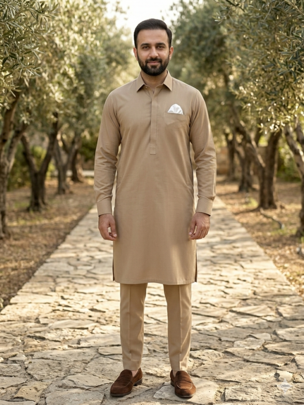 Zain Jee Premium Luxury Cotton – Unstitched Men's Suit